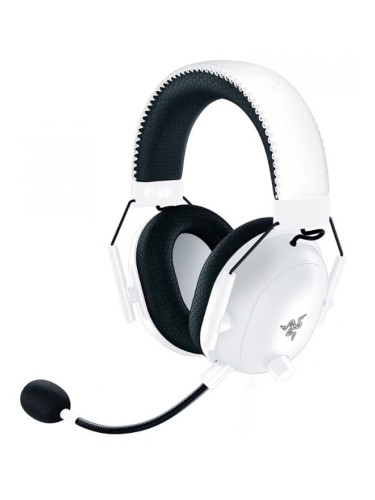  Гейминг слушалки Razer - BlackShark V2 Pro 2023, безжични, бели