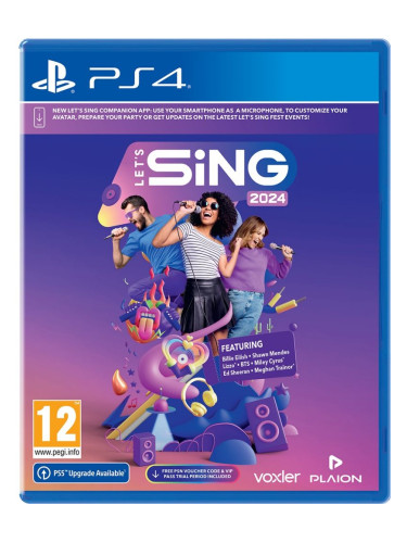 Игра Let's Sing 2024 за PlayStation 4