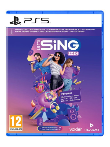 Игра Let's Sing 2024 за PlayStation 5