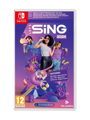 Игра Let's Sing 2024 (Nintendo Switch)