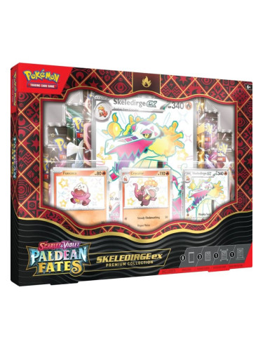  Pokemon TCG: Scarlet &amp; Violet 4.5 Paldean Fates - Skeledirge Ex Premium Collection