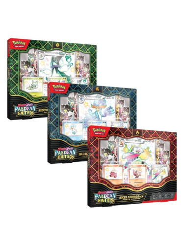  Pokemon TCG: Scarlet &amp; Violet 4.5 Paldean Fates Premium Collection - All 3 Bundle