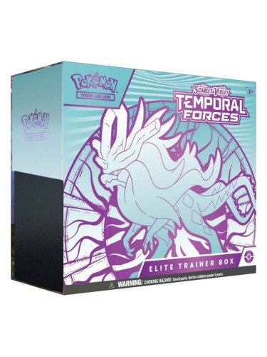  Pokemon TCG: Scarlet &amp; Violet 5 Temporal Forces Elite Trainer Box - Bundle