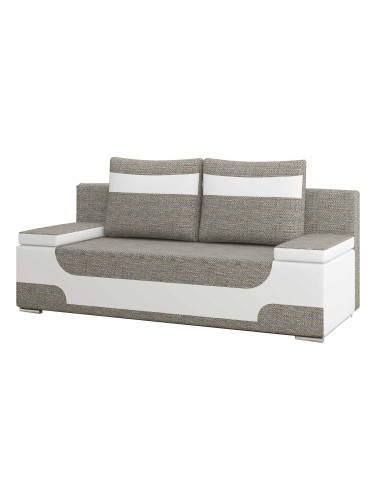Разтегателен диван Aria-White - Gray