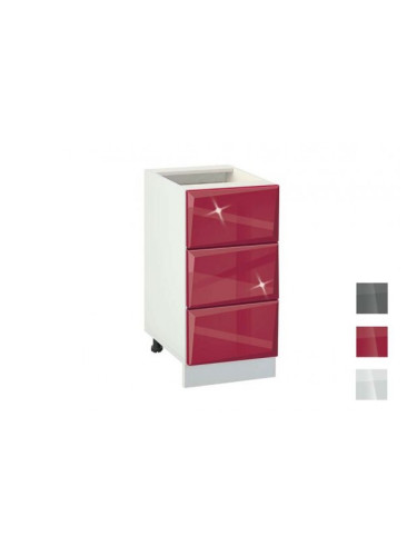 Кухненски шкаф Гланц МДФ 403, с 3 чекмеджета