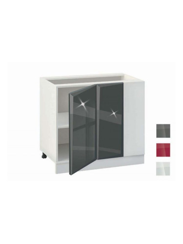 Кухненски шкаф Гланц МДФ 1001, долен за ъгъл с рафт