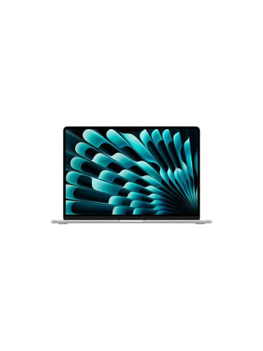 Лаптоп Apple MacBook Air 15.3” Silver/M2/10C, Apple M2 (8 core), Apple M2 10-core 8 GB GDDR6, 8 GB RAM, 512 GB SSD soldered