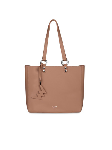 Brown women's handbag Vuch Camelia Brown