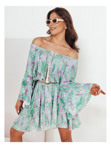 Sukienka hiszpanka FIONUALA zielona Dstreet