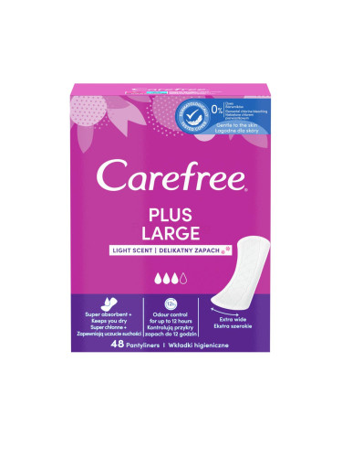 Carefree Plus Large Light Scent Ежедневна дамска превръзка за жени Комплект