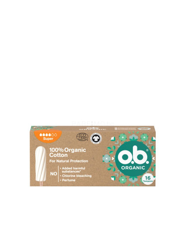 o.b. Organic Super Тампон за жени Комплект
