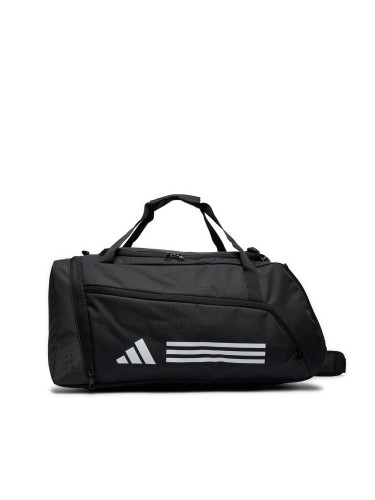 Сак adidas Essentials 3-Stripes Duffel Bag IP9863 Черен