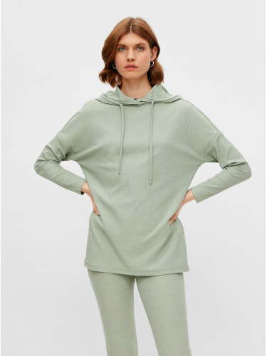 Light green hoodie Pieces Ribbi - Women's