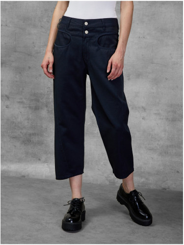 Women's Three-Quarter Pants Diesel Navy Blue - Women