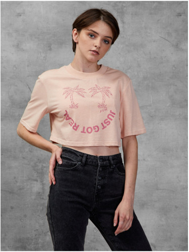 Apricot Women's Cropped T-Shirt Diesel