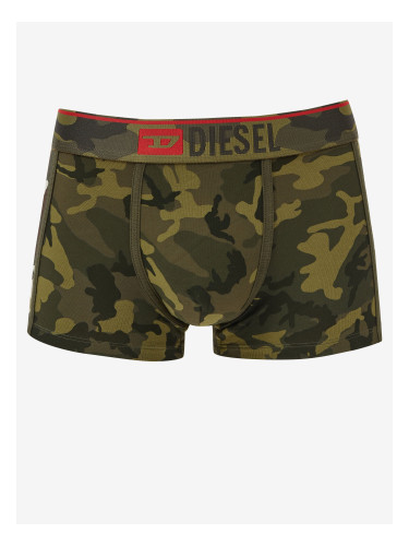 Green men's camouflage boxer shorts Diesel Damien