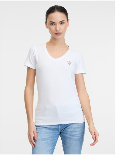 White women's T-shirt Guess