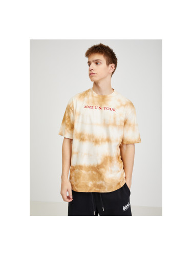 Beige Men's Batik T-Shirt Diesel - Mens