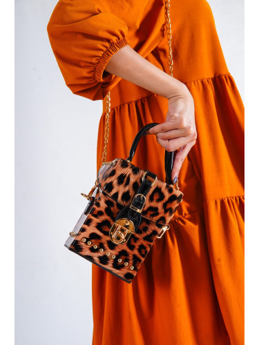 Capone Outfitters Capone Venezia Women's Leopard Clutch Bag