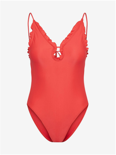 Red Women's One-piece Swimsuit Pieces Blua - Women's