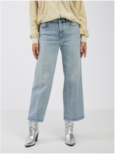 Women's Light Blue Flared Fit Jeans Diesel - Women