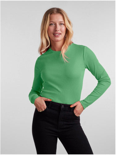 Green Women's Basic Long Sleeve T-Shirt Pieces Hand - Women's