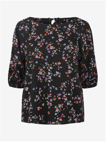 Black Floral Blouse Pieces Lala - Women