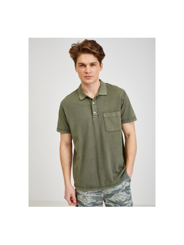 Green Mens Polo T-Shirt Diesel - Men