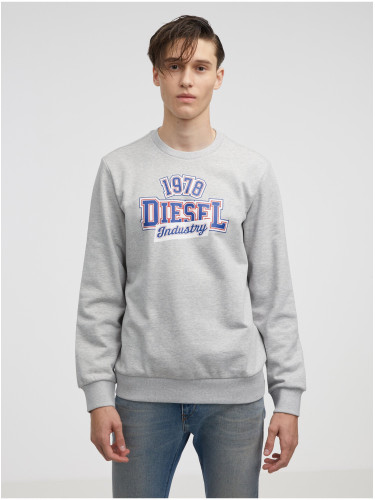 Grey men's sweatshirt Diesel