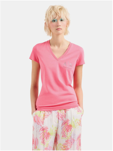 Pink women's T-shirt Armani Exchange