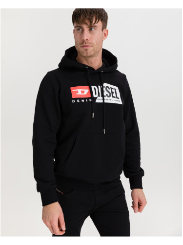 Black men's hoodie Diesel Girk