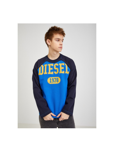 Black and Blue Men's Diesel Sweatshirt
