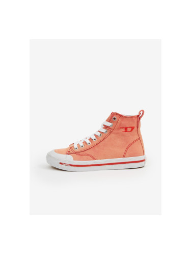 Orange Women Ankle Sneakers Diesel - Mens