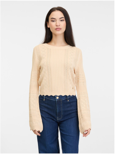 Beige women's sweater Guess Adaline - Women