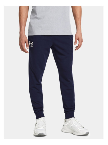 Under Armour Долнище анцуг Ua Rival Terry Jogger 1380843-410 Тъмносин Fitted Fit