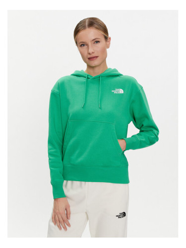 The North Face Суитшърт Essential NF0A7ZJD Зелен Relaxed Fit
