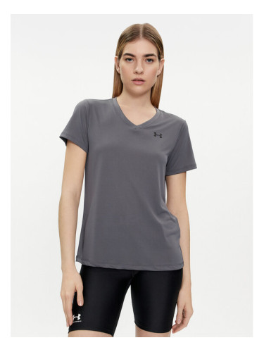 Under Armour Тениска от техническо трико Tech Ssv- Solid 1384229-025 Сив Loose Fit