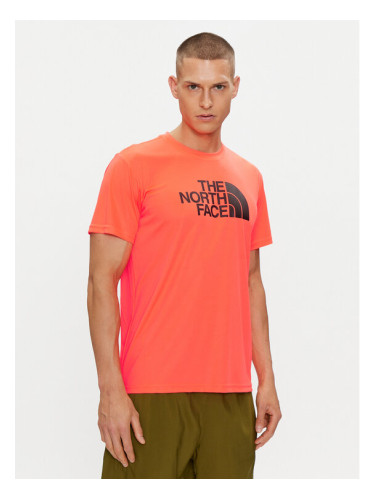 The North Face Тениска от техническо трико Reaxion Easy NF0A4CDV Оранжев Regular Fit