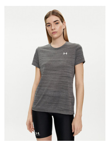 Under Armour Тениска от техническо трико Tech Tiger Ssc 1384222-001 Черен Loose Fit