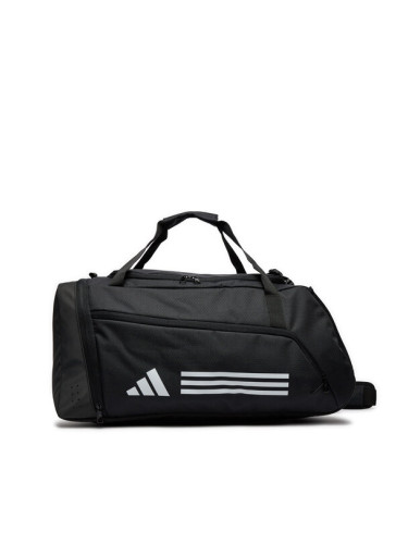 adidas Сак Essentials 3-Stripes Duffel Bag IP9863 Черен