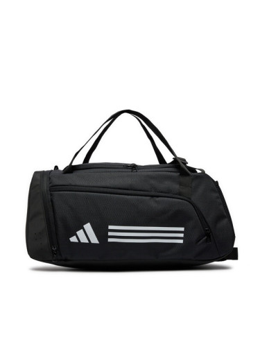 adidas Сак Essentials 3-Stripes Duffel Bag IP9862 Черен
