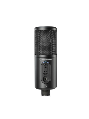 Микрофон Audio-Technica ATR2500x-USB, кондензаторен кардиоиден, 30-15,000 Hz, USB Type C конектор, черен