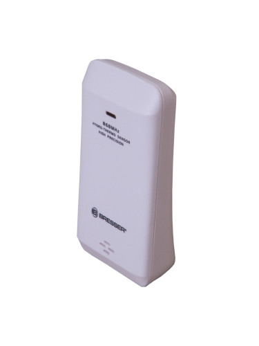 Термо-хигро сензор Bresser 74590, измерва температура и влажност, 7 канала за настройка, RC честота: 868 MHz, бял