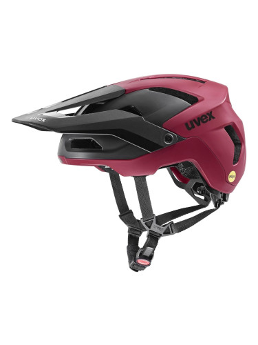 UVEX Renegade Mips Ruby Red/Black Matt 57-61 Каска за велосипед