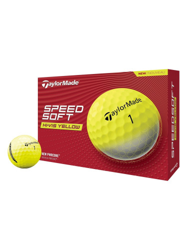 TaylorMade Speed Soft Yellow Нова топка за голф