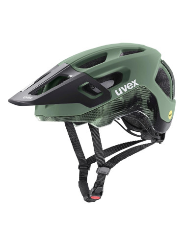 UVEX React Mips Moss Green/Black Matt 52-56 Каска за велосипед