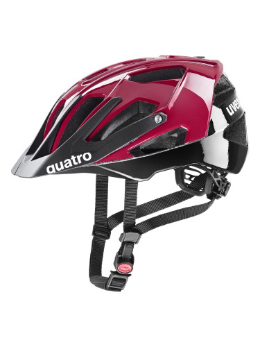 UVEX Quatro Red/Black 52-57 Каска за велосипед