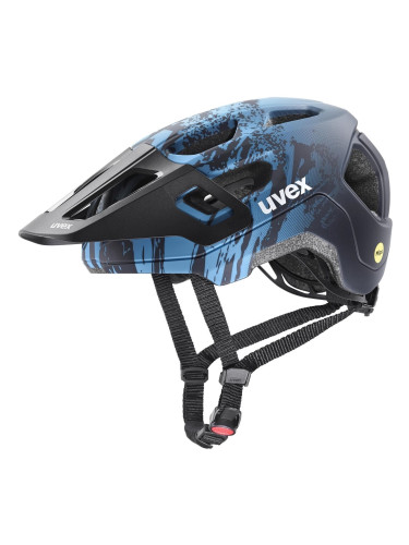 UVEX React Jr. Mips Azure/Deep Space Matt 52-56 Каска за велосипед