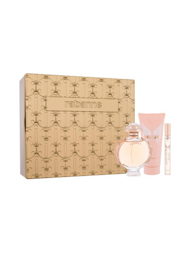 Paco Rabanne Olympéa SET1 Подаръчен комплект EDP 80 ml + лосион за тяло 100 ml + EDP 10 ml + метална кутия