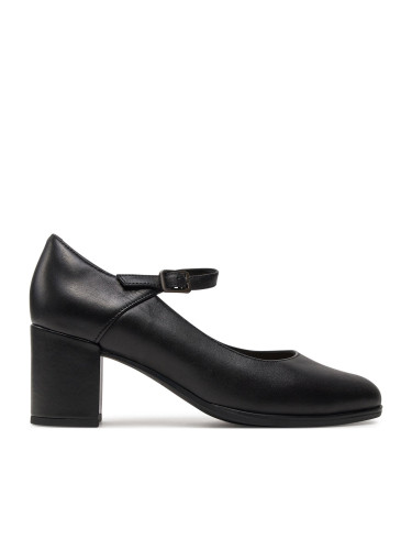 Обувки Clarks Freva55 Strap 26172052 Black Leather